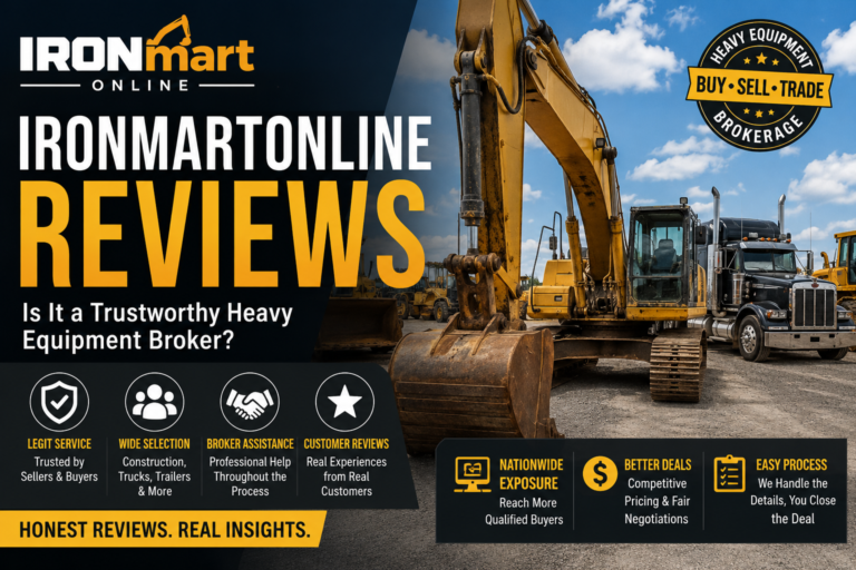 IronmartOnline Reviews: Is It a Trustworthy Heavy Equipment Broker?