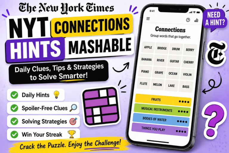 NYT Connections Hints Mashable: A Complete Guide for Daily Puzzle Fans