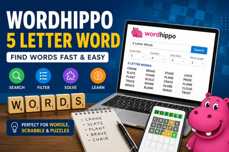 WordHippo 5 Letter Word Guide: Find Words Easily