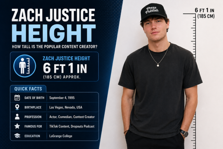 Zach Justice Height: How Tall Is the Popular Content Creator?