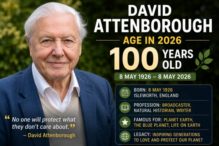 David Attenborough Age: How Old Is the Legendary Naturalist in 2026?
