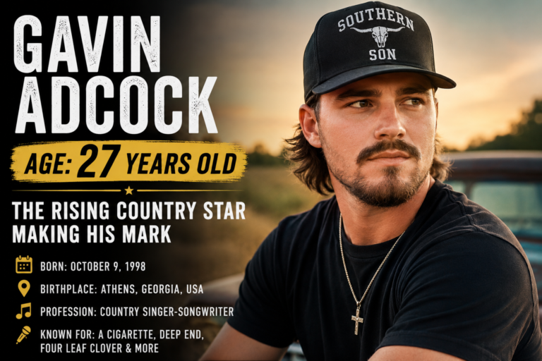 Gavin Adcock Age: How Old Is the Rising Country Star?