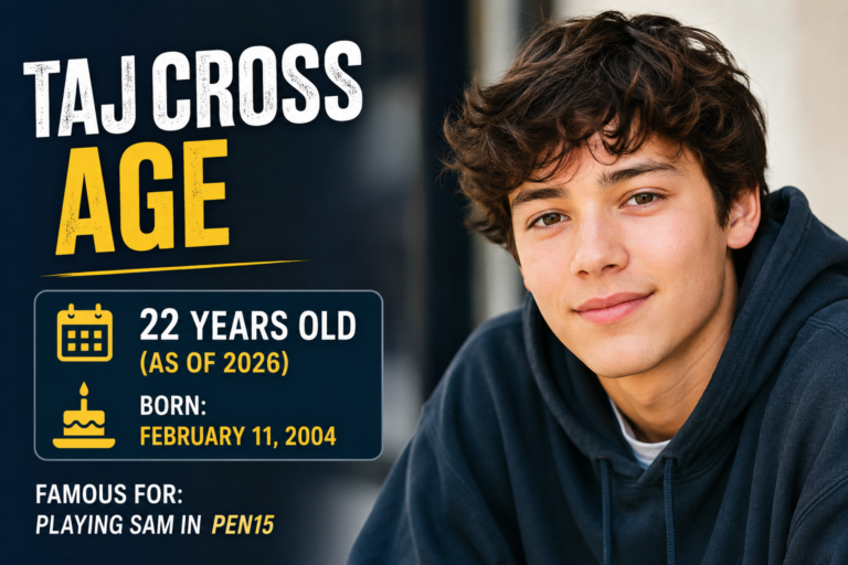Taj Cross Age: How Old Is the PEN15 Actor?